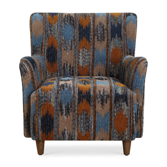Luxury Chenille Lounge Chair Modern Italian Style for Villa