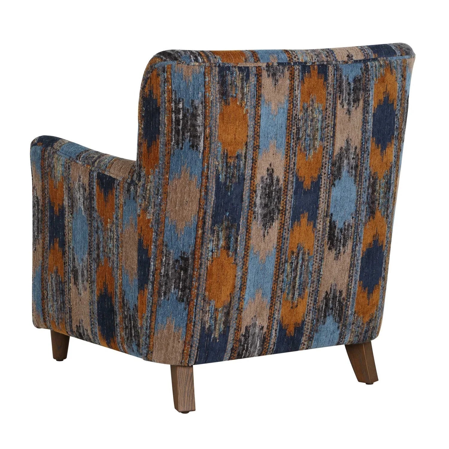 Luxury Chenille Lounge Chair Modern Italian Style for Villa