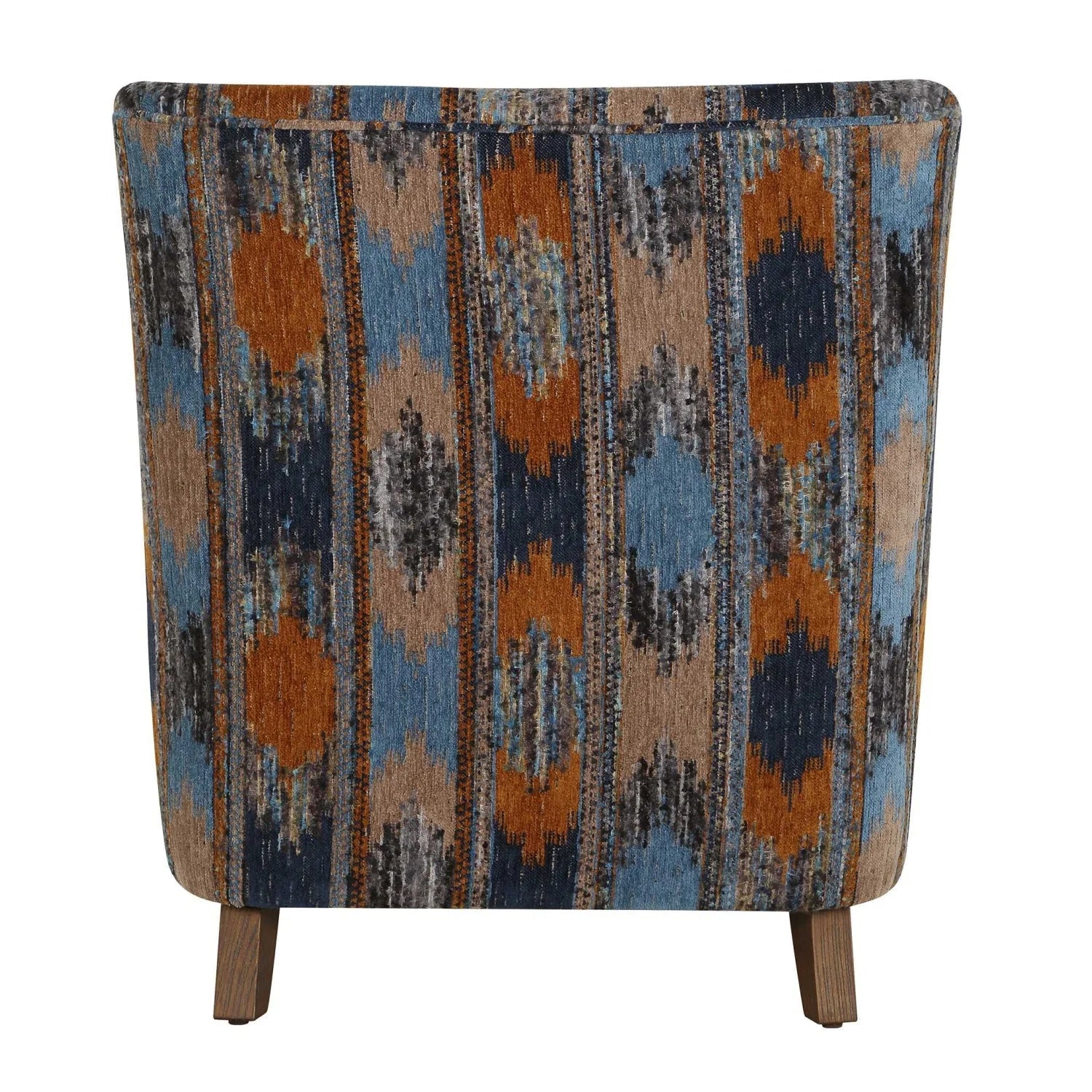 Luxury Chenille Lounge Chair Modern Italian Style for Villa