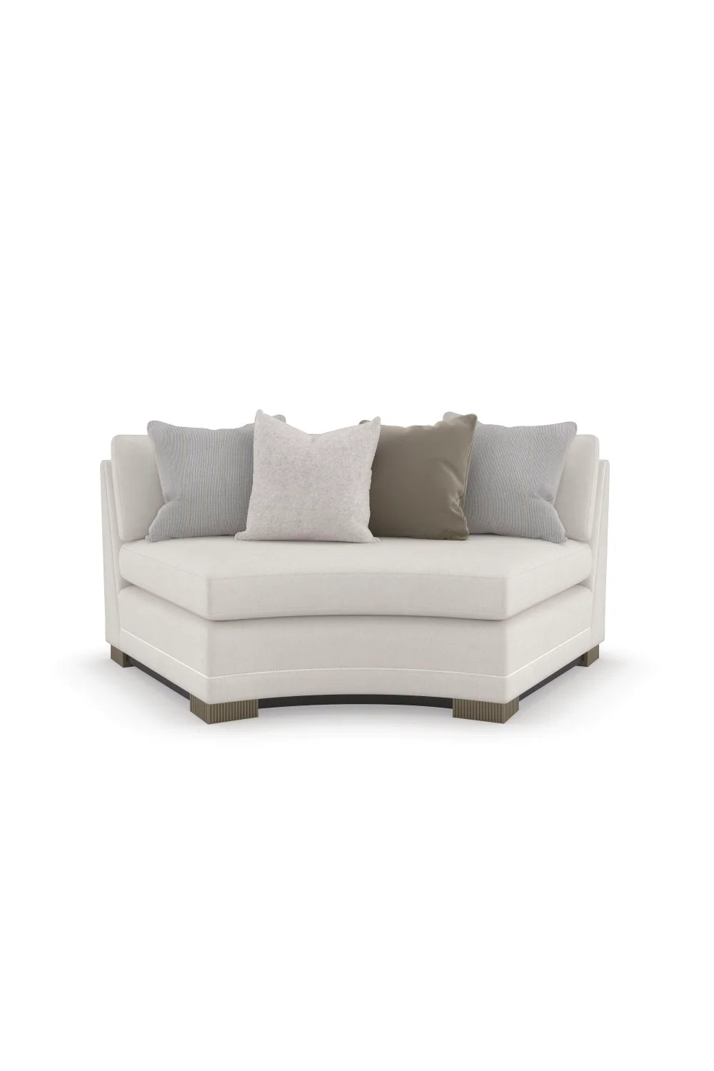 Luxury Chenille Modular Sofa Modern Italian Style for Villa