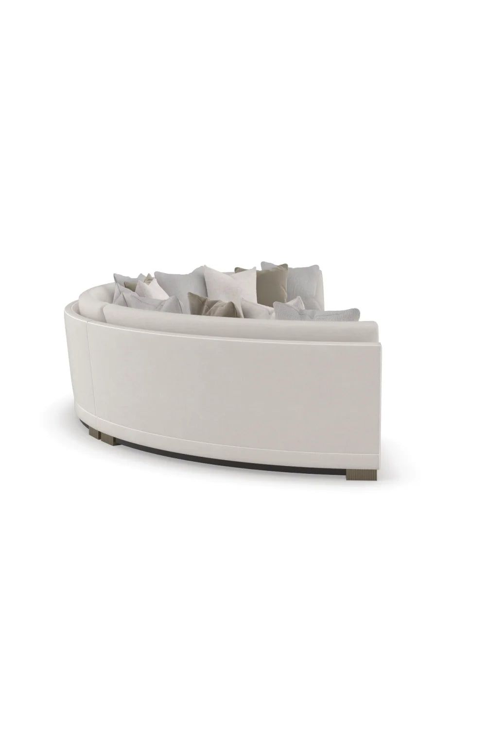 Luxury Chenille Modular Sofa Modern Italian Style for Villa