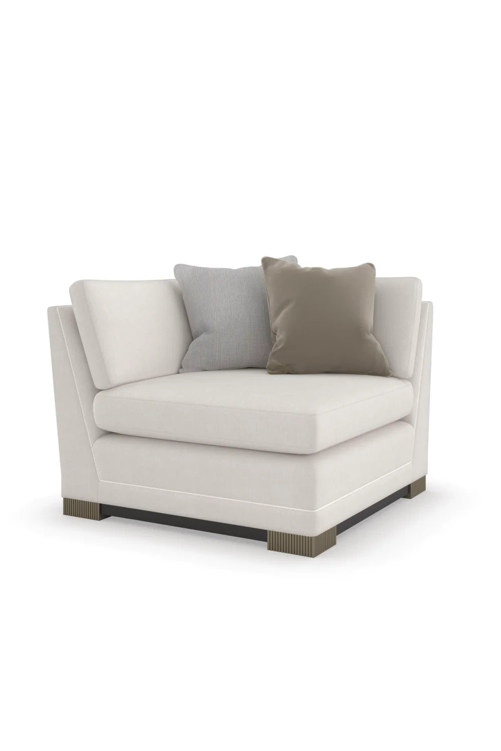 Luxury Chenille Modular Sofa Modern Italian Style for Villa