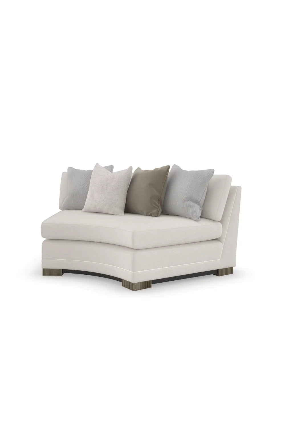 Luxury Chenille Modular Sofa Modern Italian Style for Villa