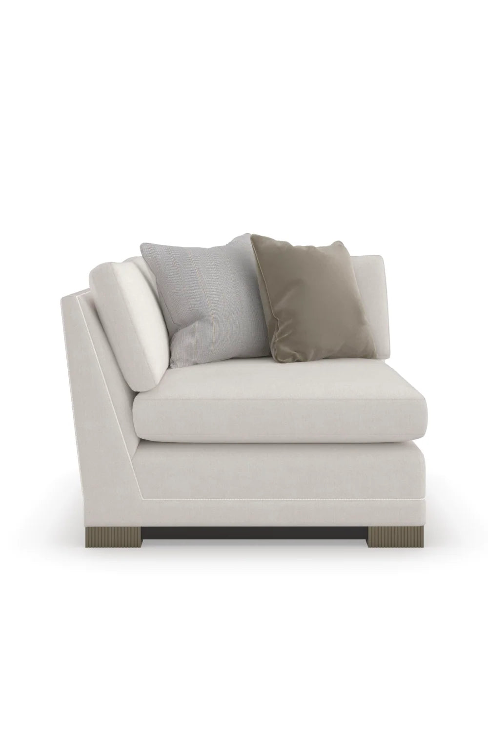 Luxury Chenille Modular Sofa Modern Italian Style for Villa