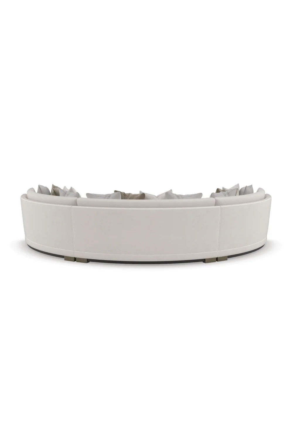 Luxury Chenille Modular Sofa Modern Italian Style for Villa