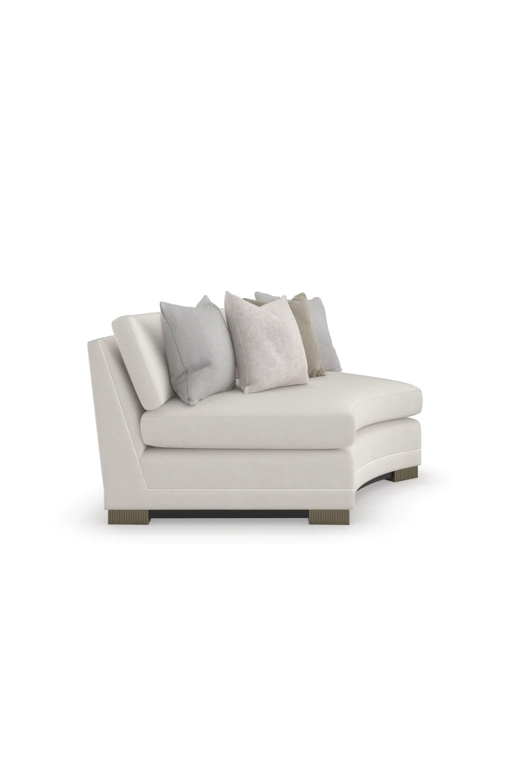 Luxury Chenille Modular Sofa Modern Italian Style for Villa