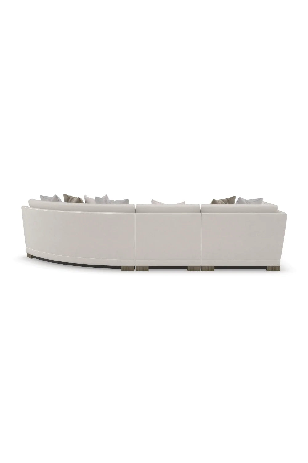 Luxury Chenille Modular Sofa Modern Italian Style for Villa