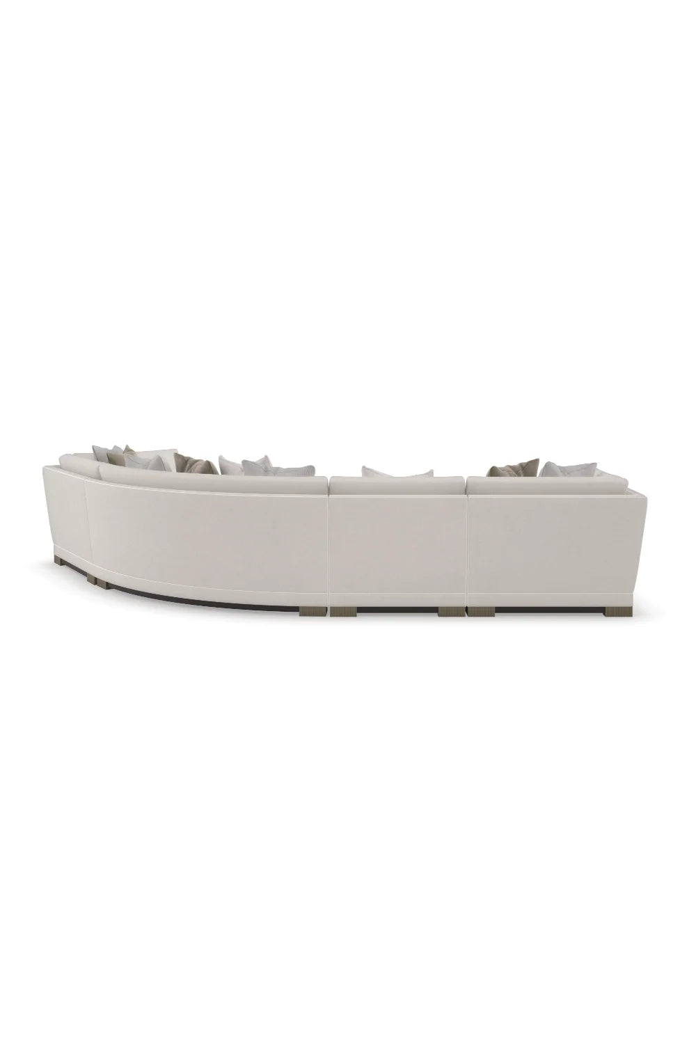 Luxury Chenille Modular Sofa Modern Italian Style for Villa