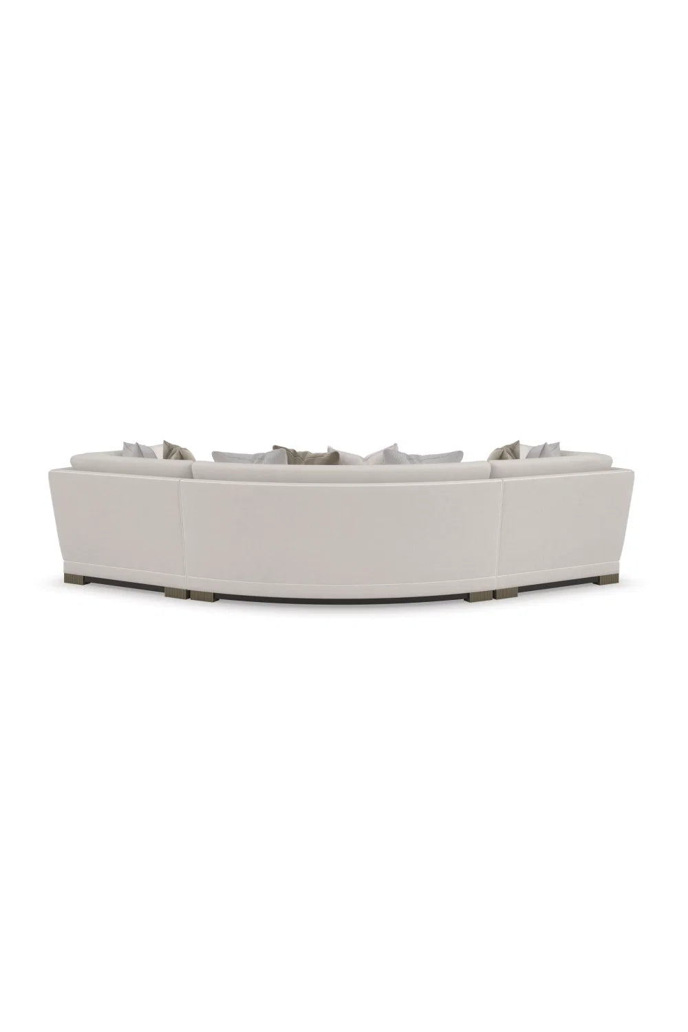 Luxury Chenille Modular Sofa Modern Italian Style for Villa