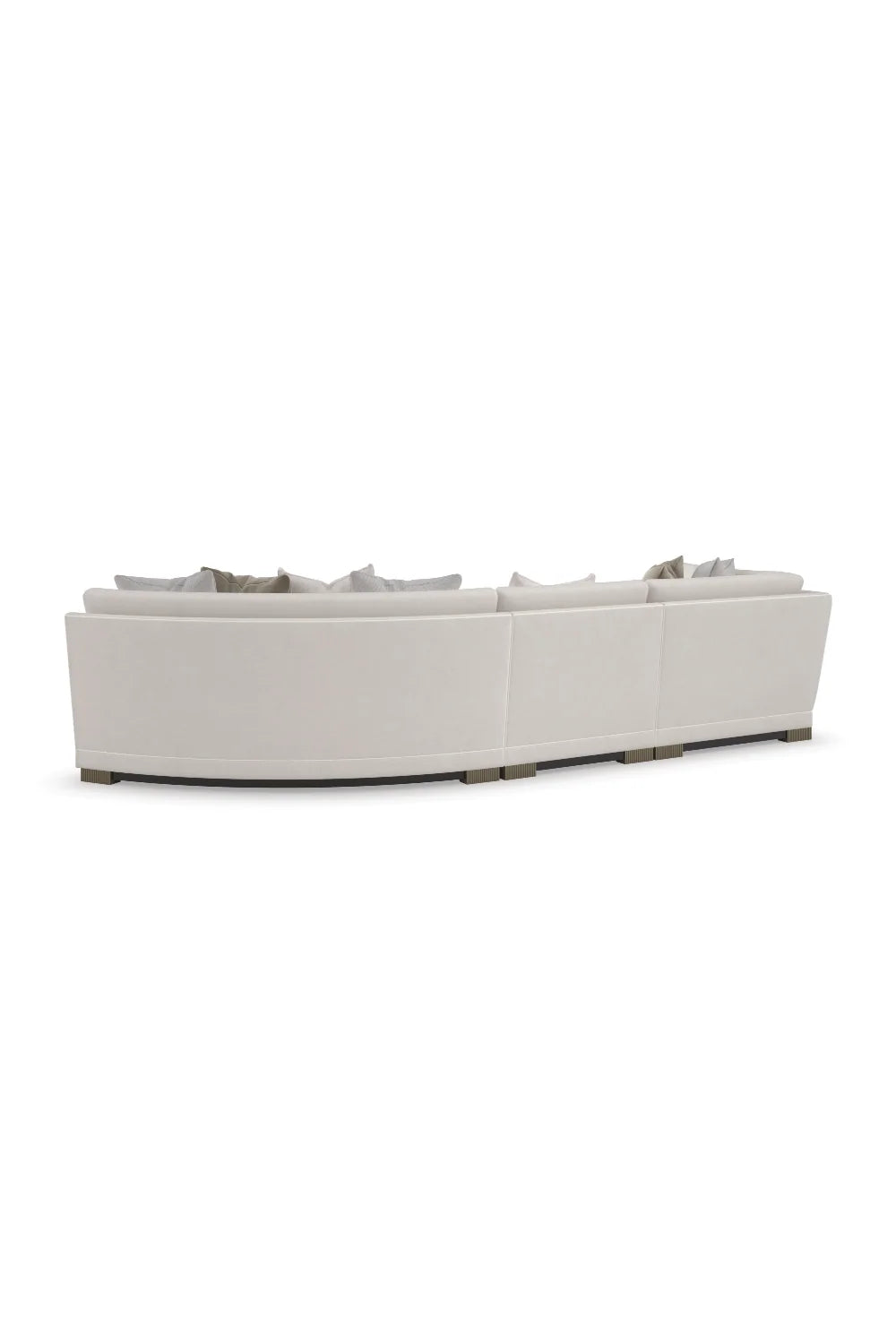 Luxury Chenille Modular Sofa Modern Italian Style for Villa
