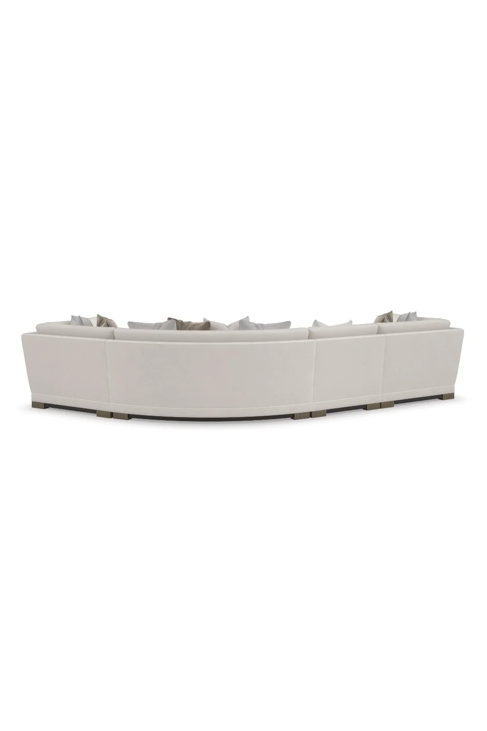 Luxury Chenille Modular Sofa Modern Italian Style for Villa