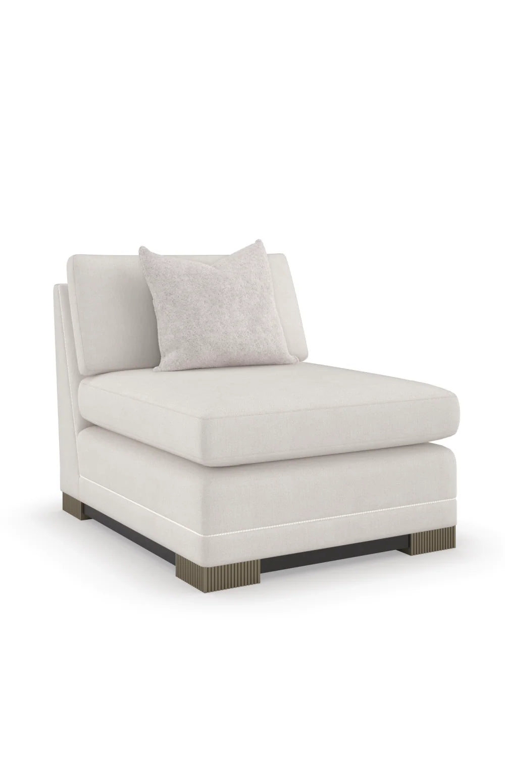 Luxury Chenille Modular Sofa Modern Italian Style for Villa