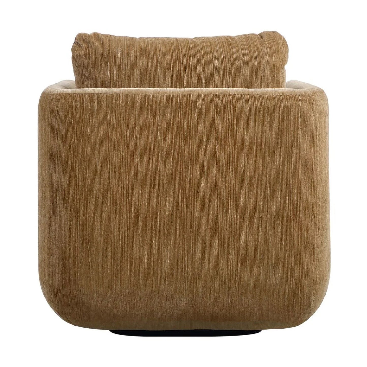 Luxury Chenille Rounded Swivel Accent Chair Modern Italian Style for Villa