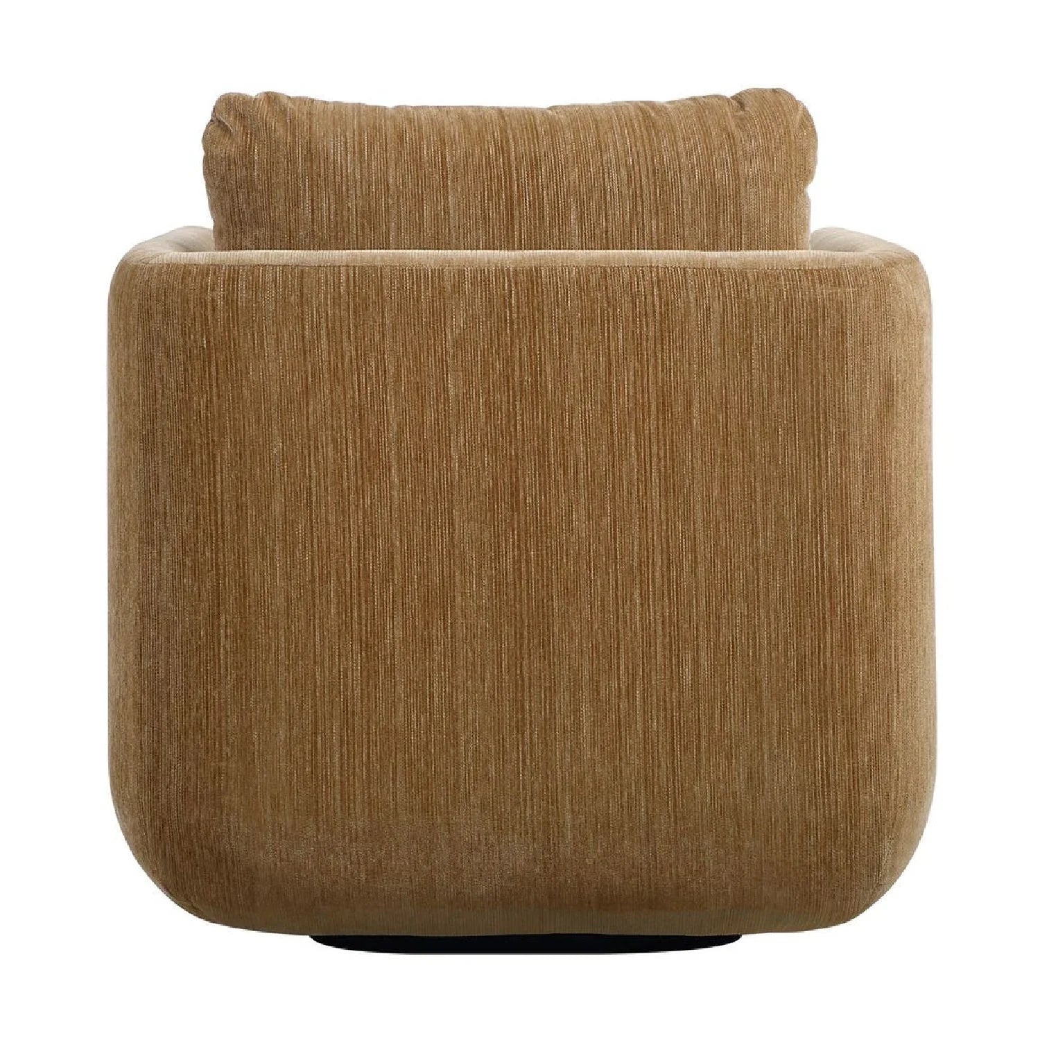 Luxury Chenille Rounded Swivel Accent Chair Modern Italian Style for Villa
