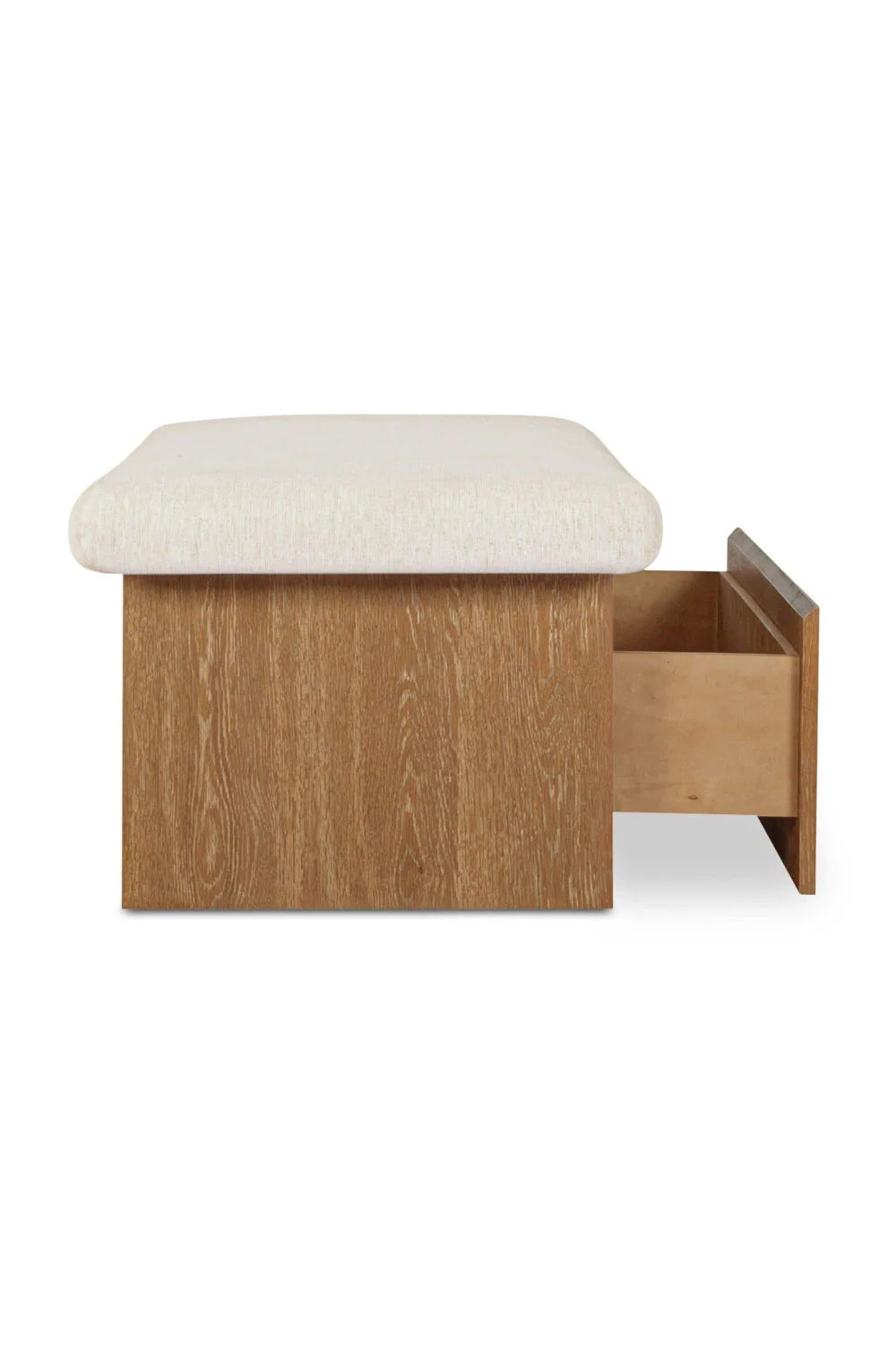 Luxury Chenille Storage Bench European Style for Villa