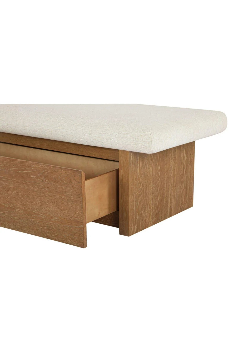 Luxury Chenille Storage Bench European Style for Villa