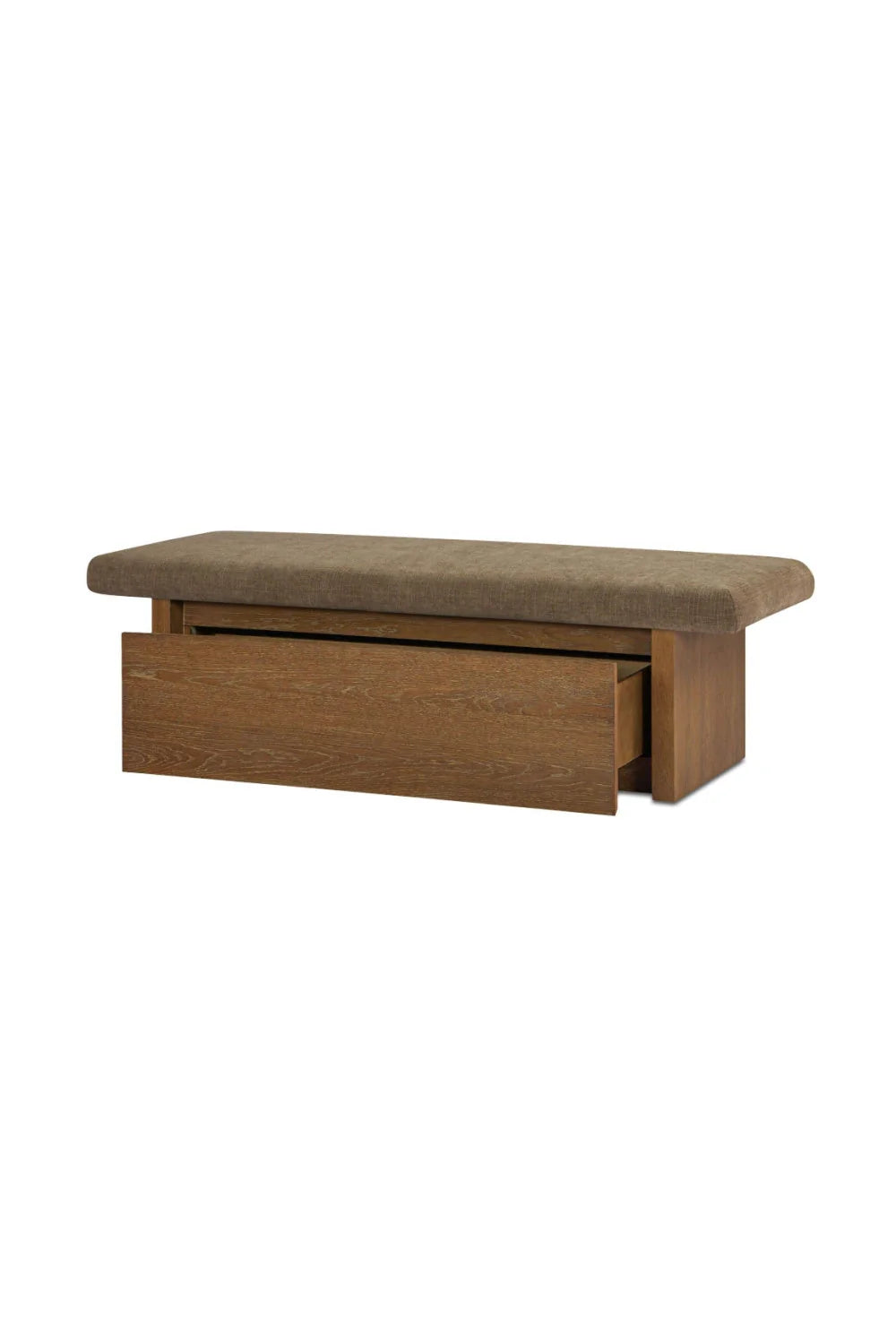 Luxury Chenille Storage Bench European Style for Villa