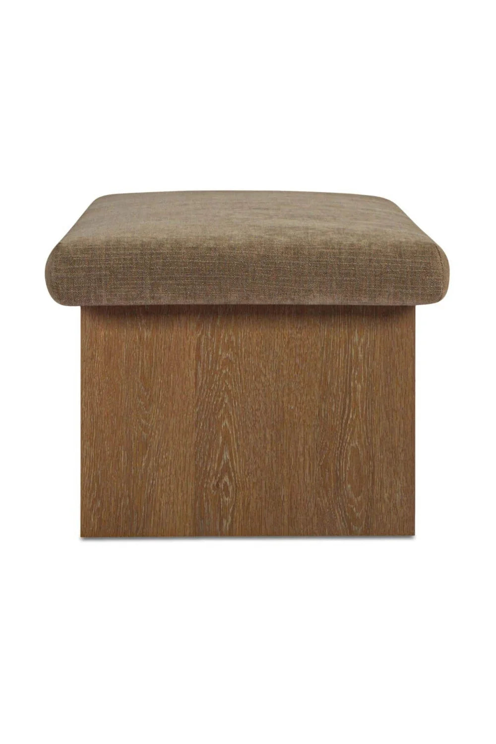 Luxury Chenille Storage Bench European Style for Villa