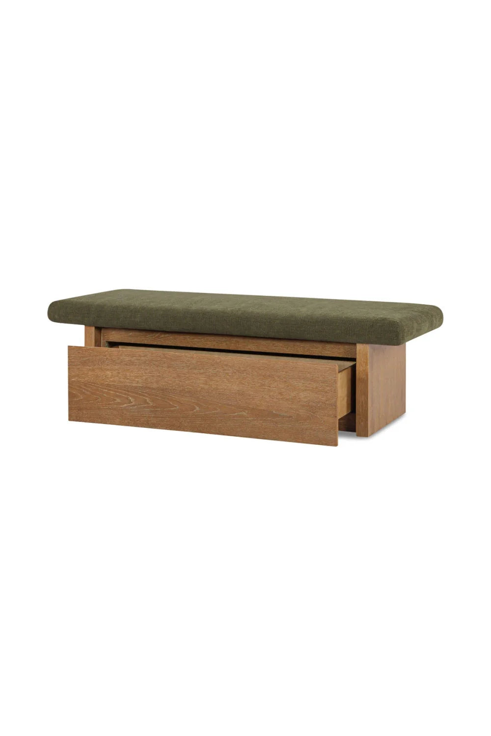 Luxury Chenille Storage Bench European Style for Villa