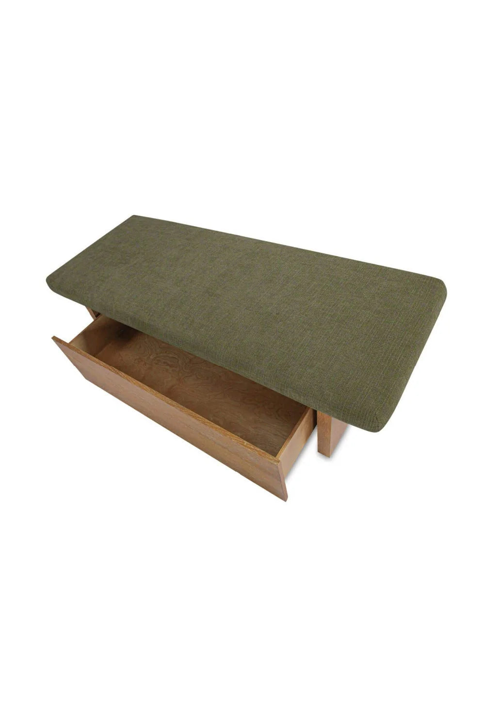 Luxury Chenille Storage Bench European Style for Villa