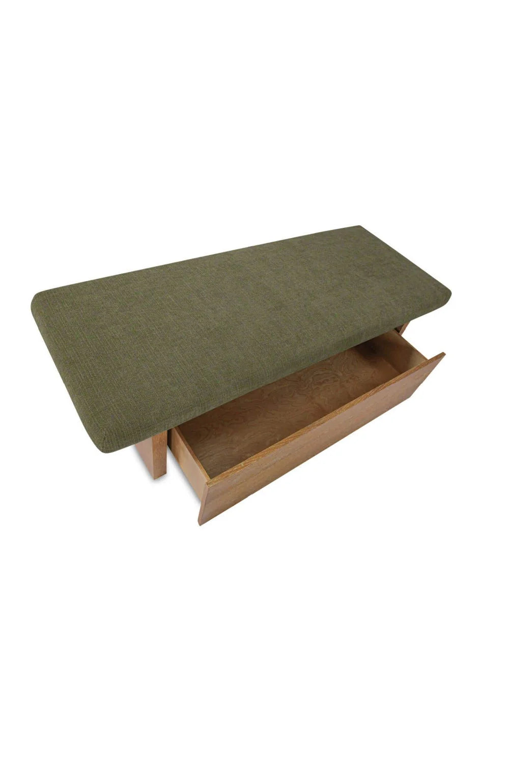 Luxury Chenille Storage Bench European Style for Villa