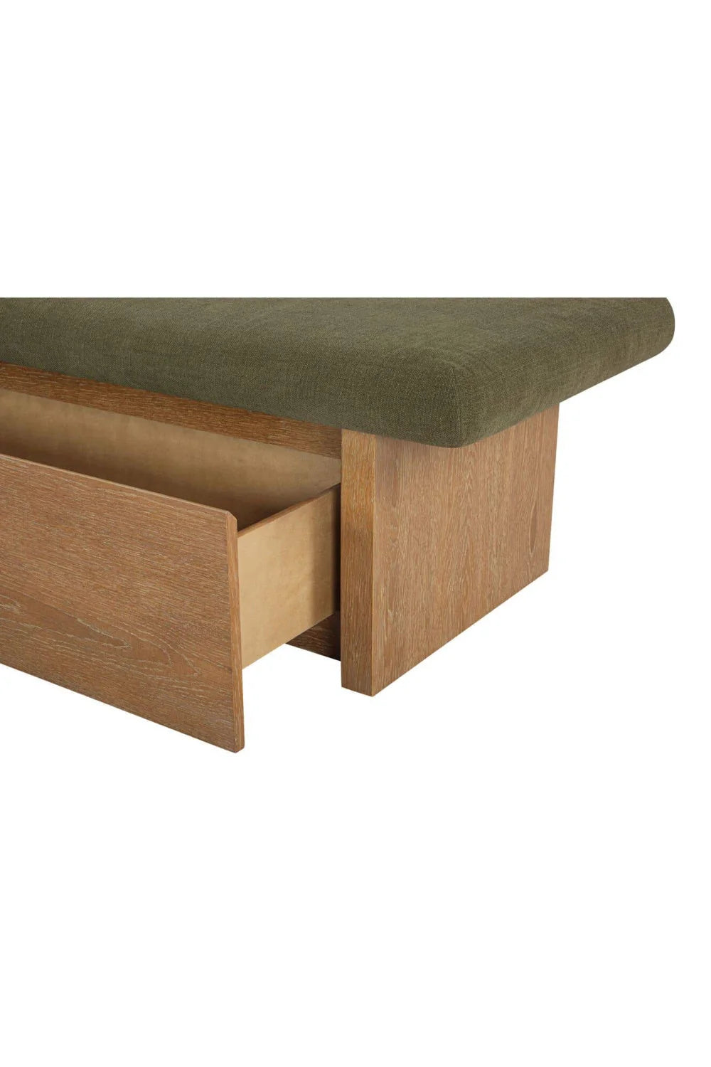 Luxury Chenille Storage Bench European Style for Villa