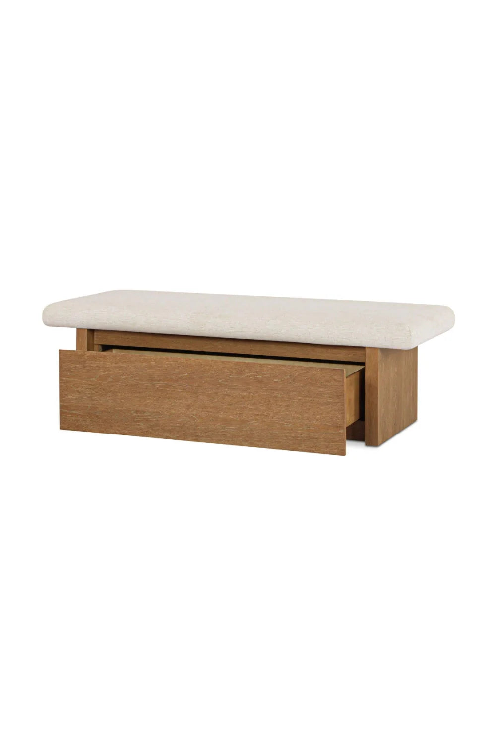 Luxury Chenille Storage Bench European Style for Villa