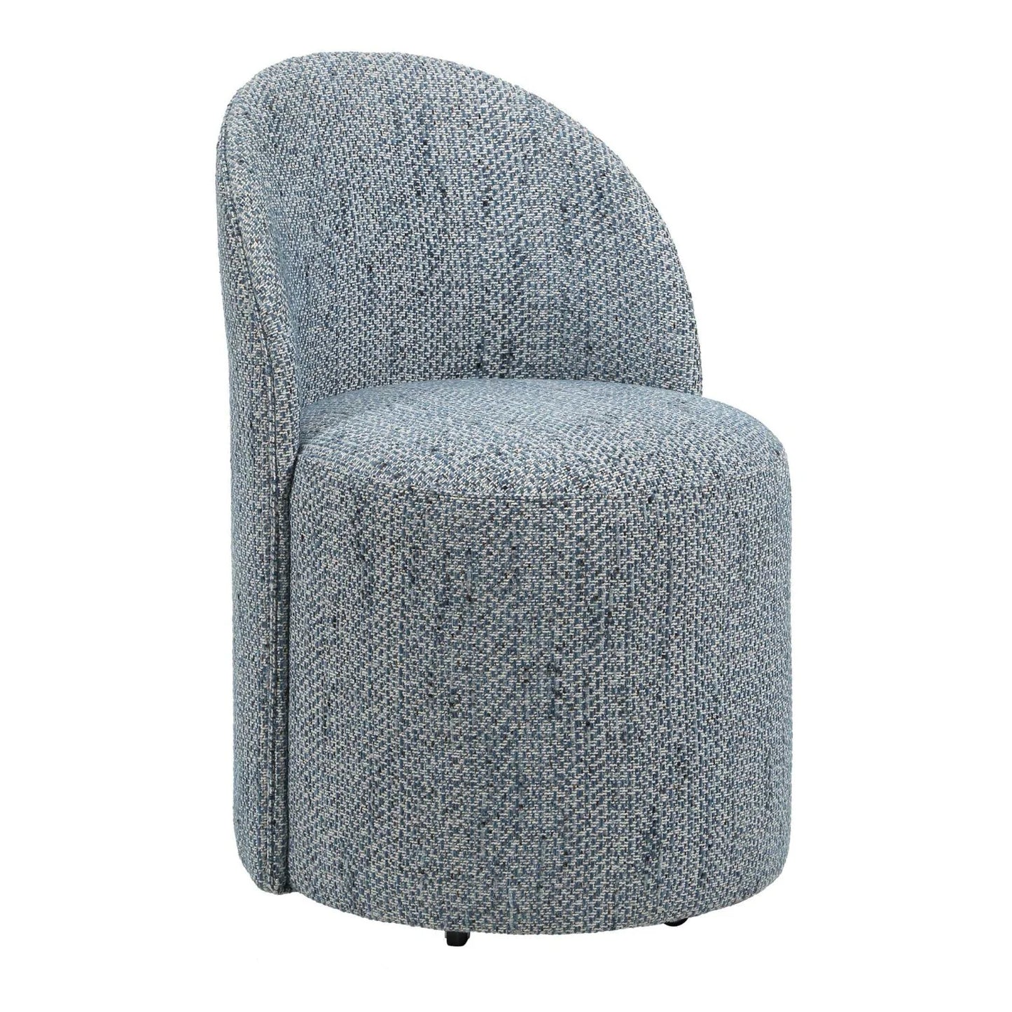 Luxury Chenille Swivel Modern Dining Chair European Style for Villa