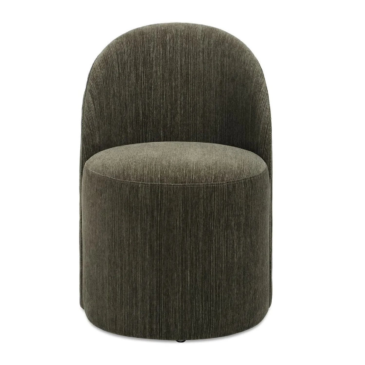 Luxury Chenille Swivel Modern Dining Chair European Style for Villa