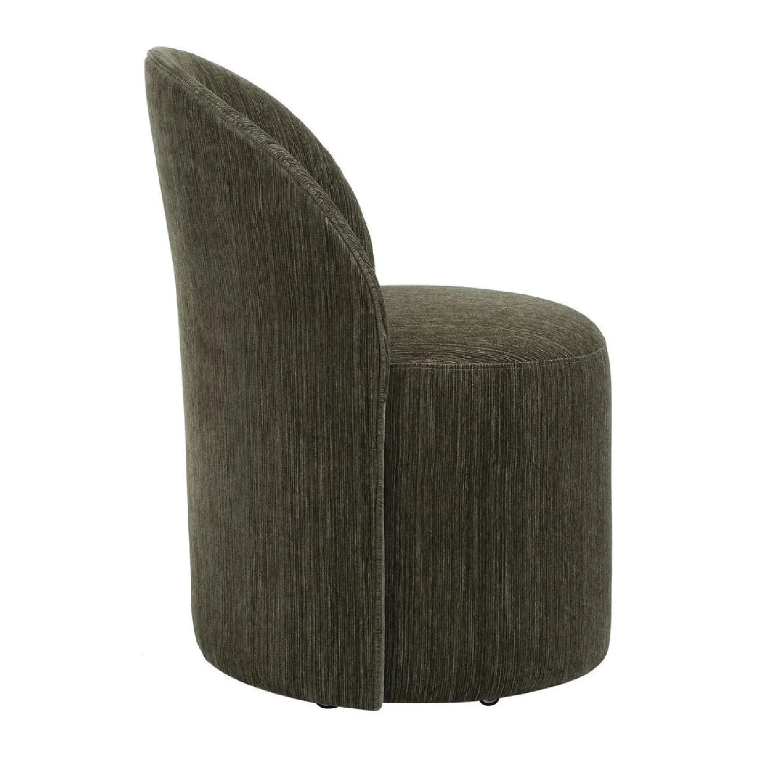 Luxury Chenille Swivel Modern Dining Chair European Style for Villa