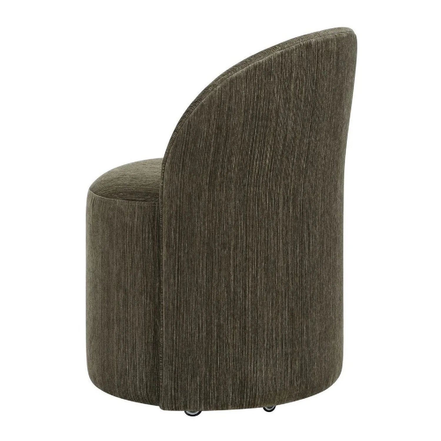 Luxury Chenille Swivel Modern Dining Chair European Style for Villa