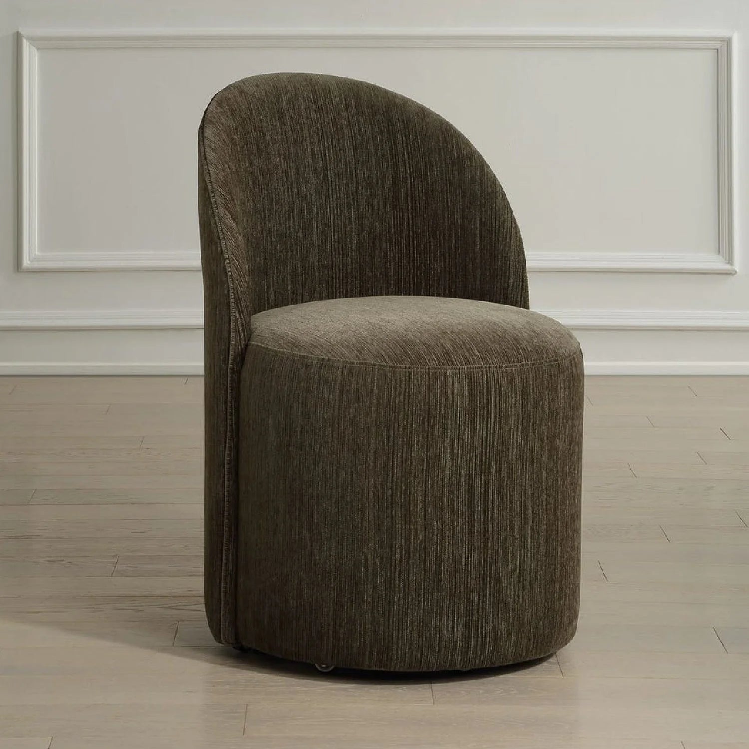 Luxury Chenille Swivel Modern Dining Chair European Style for Villa