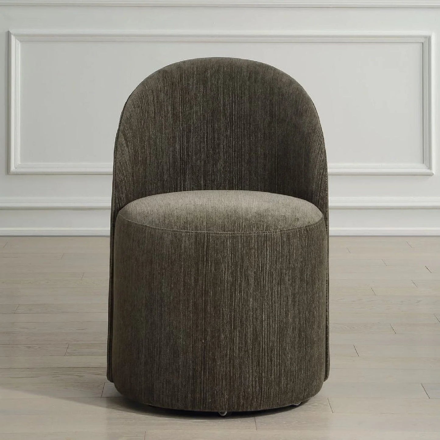Luxury Chenille Swivel Modern Dining Chair European Style for Villa