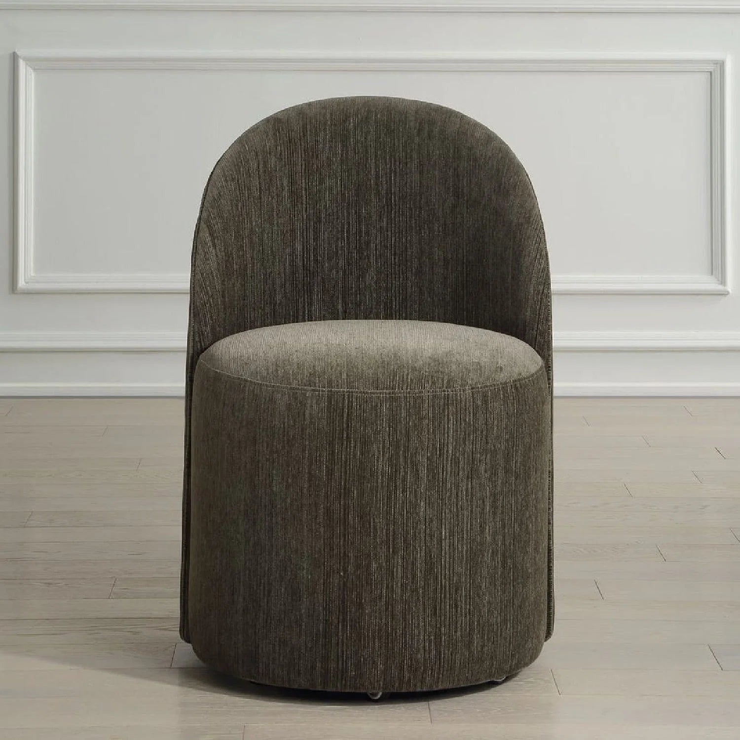 Luxury Chenille Swivel Modern Dining Chair European Style for Villa