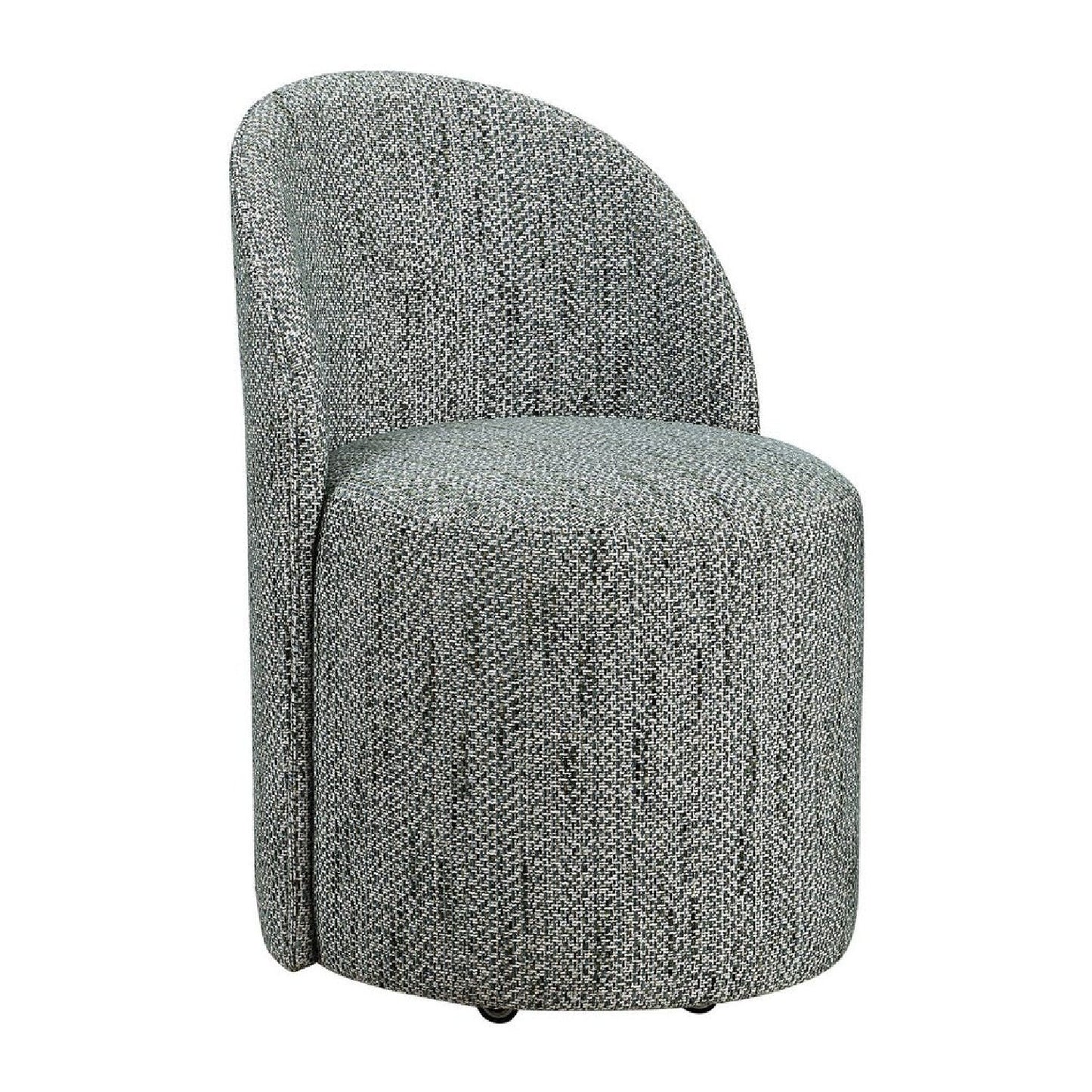 Luxury Chenille Swivel Modern Dining Chair European Style for Villa