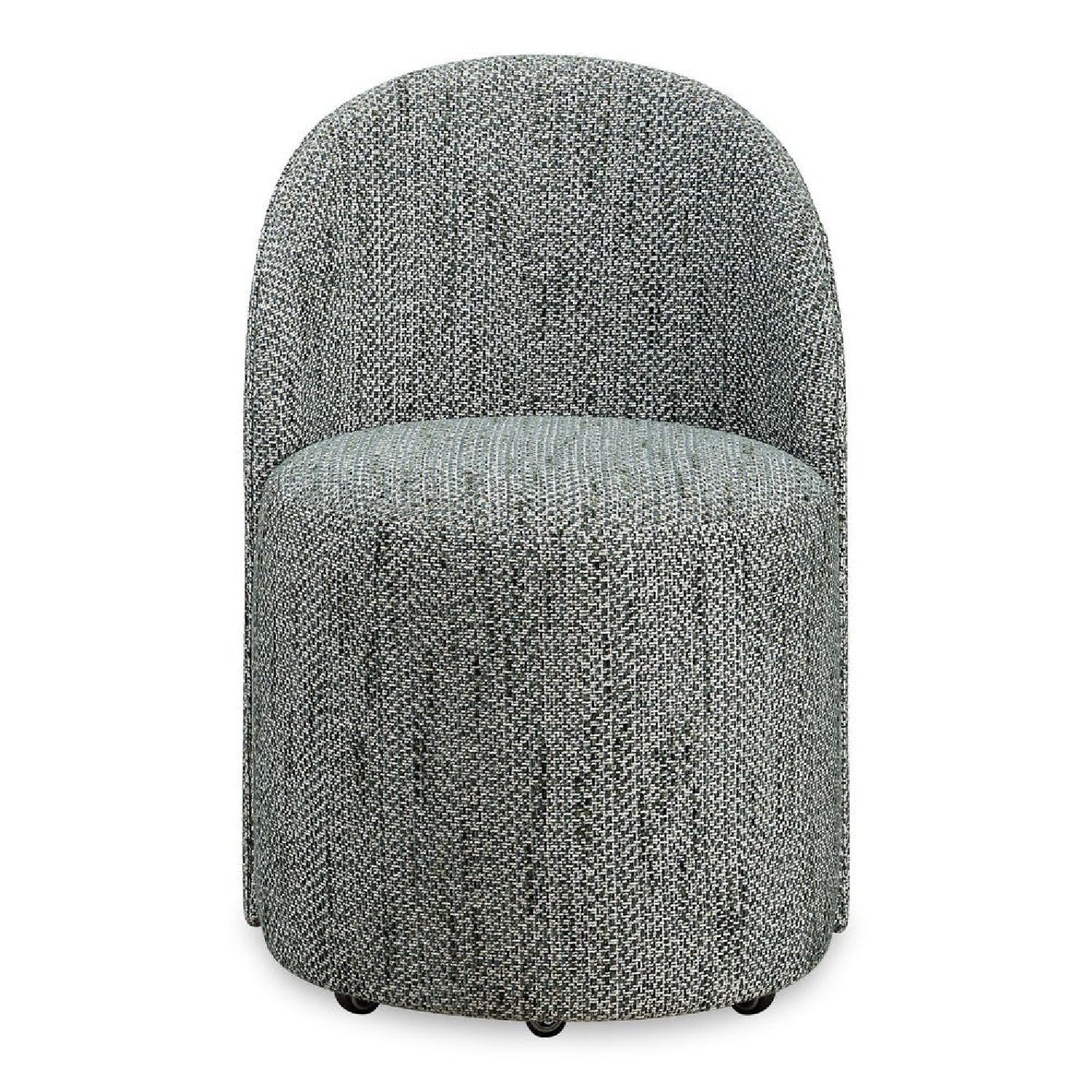 Luxury Chenille Swivel Modern Dining Chair European Style for Villa