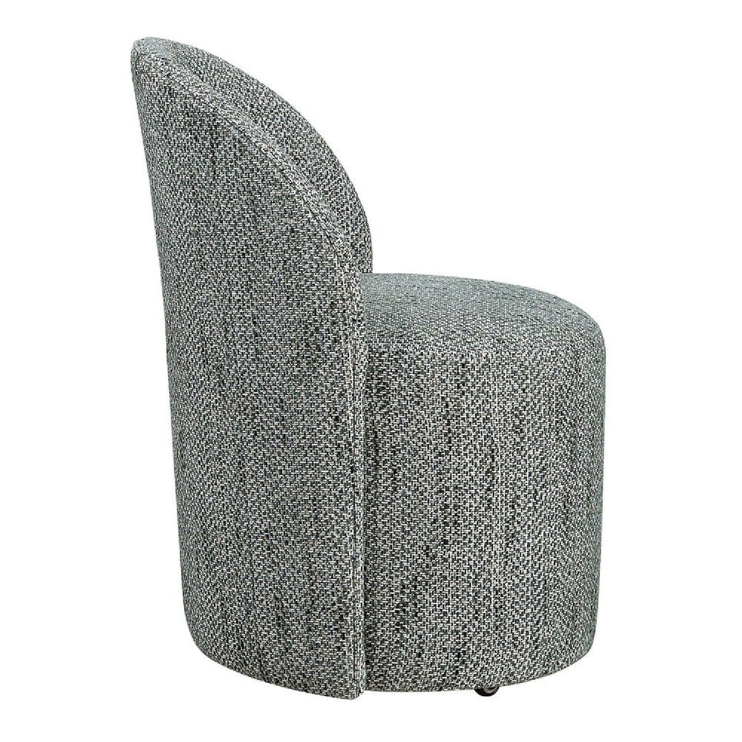 Luxury Chenille Swivel Modern Dining Chair European Style for Villa