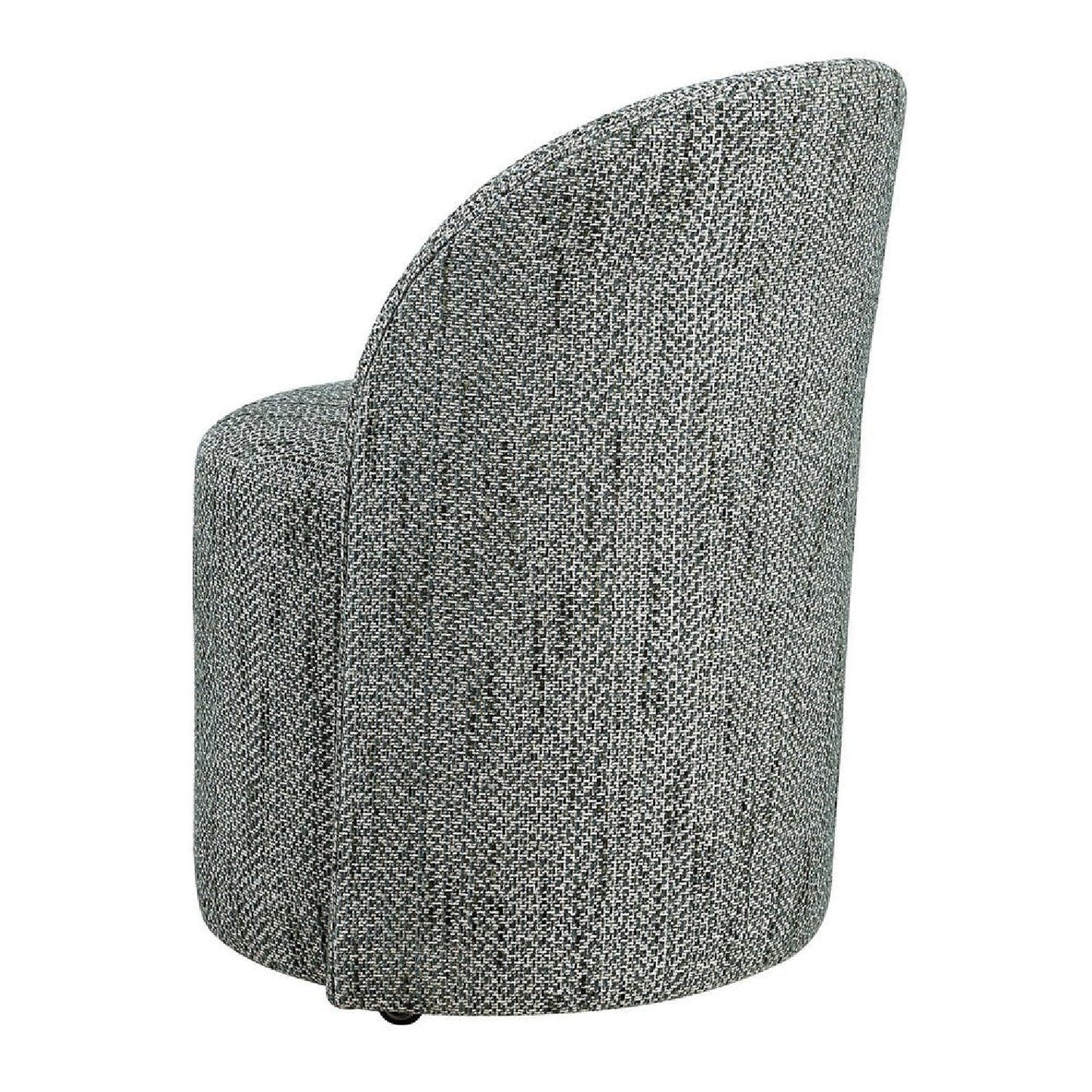 Luxury Chenille Swivel Modern Dining Chair European Style for Villa
