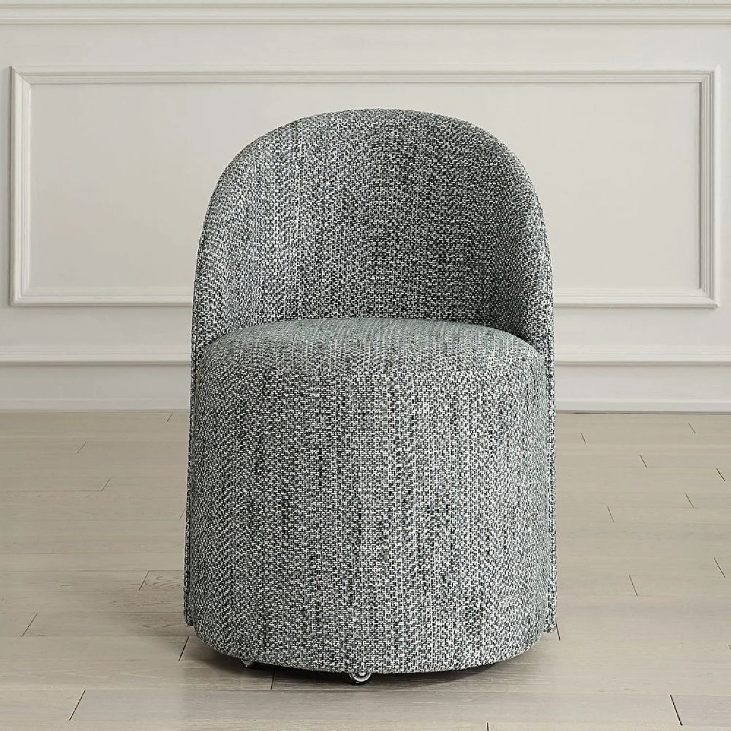 Luxury Chenille Swivel Modern Dining Chair European Style for Villa