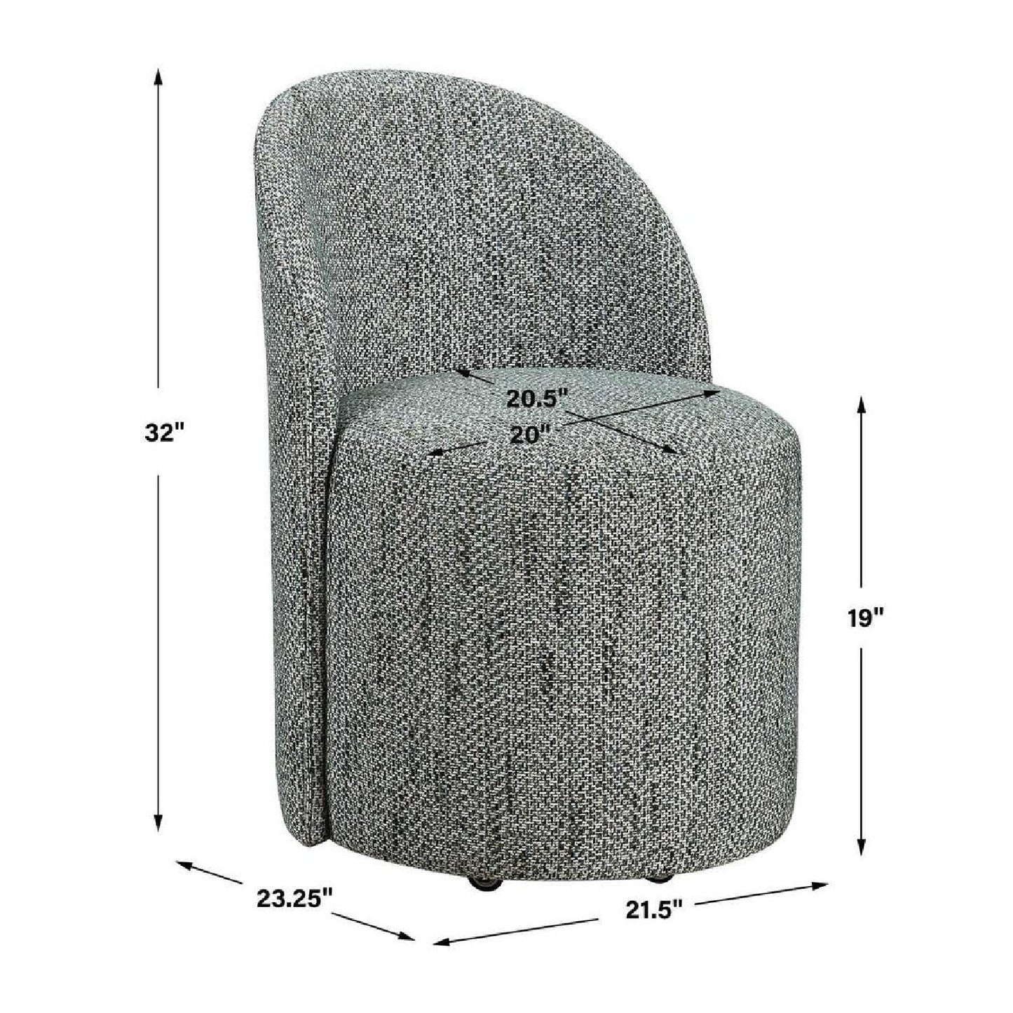 Luxury Chenille Swivel Modern Dining Chair European Style for Villa