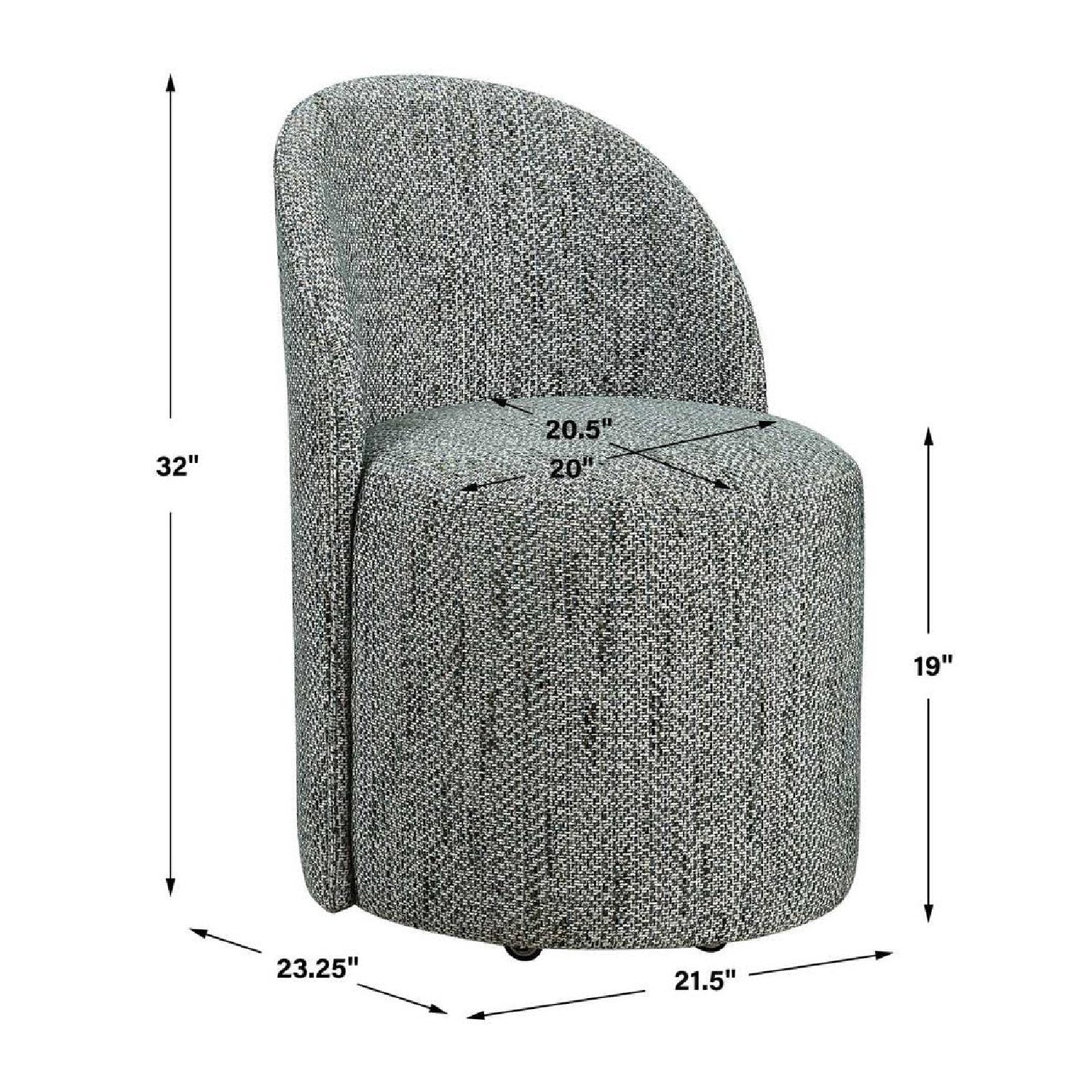 Luxury Chenille Swivel Modern Dining Chair European Style for Villa
