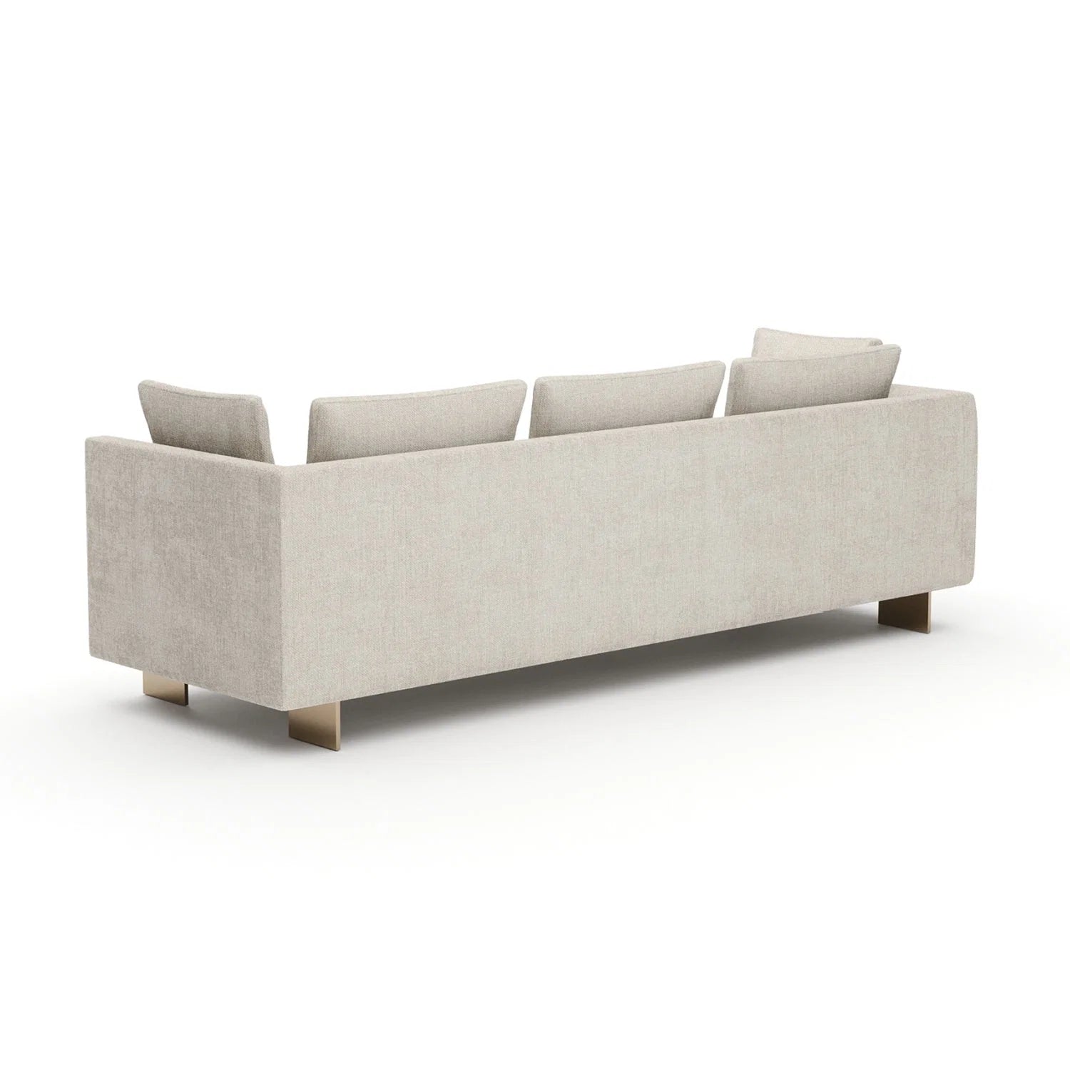 Luxury Chenille Upholstered Sofa Modern Italian Style for Villa