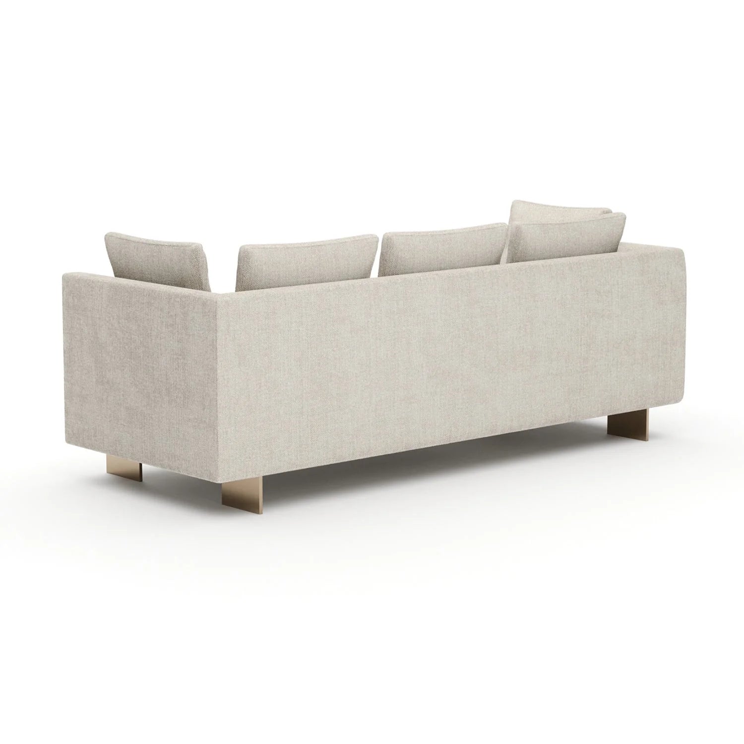 Luxury Chenille Upholstered Sofa Modern Italian Style for Villa