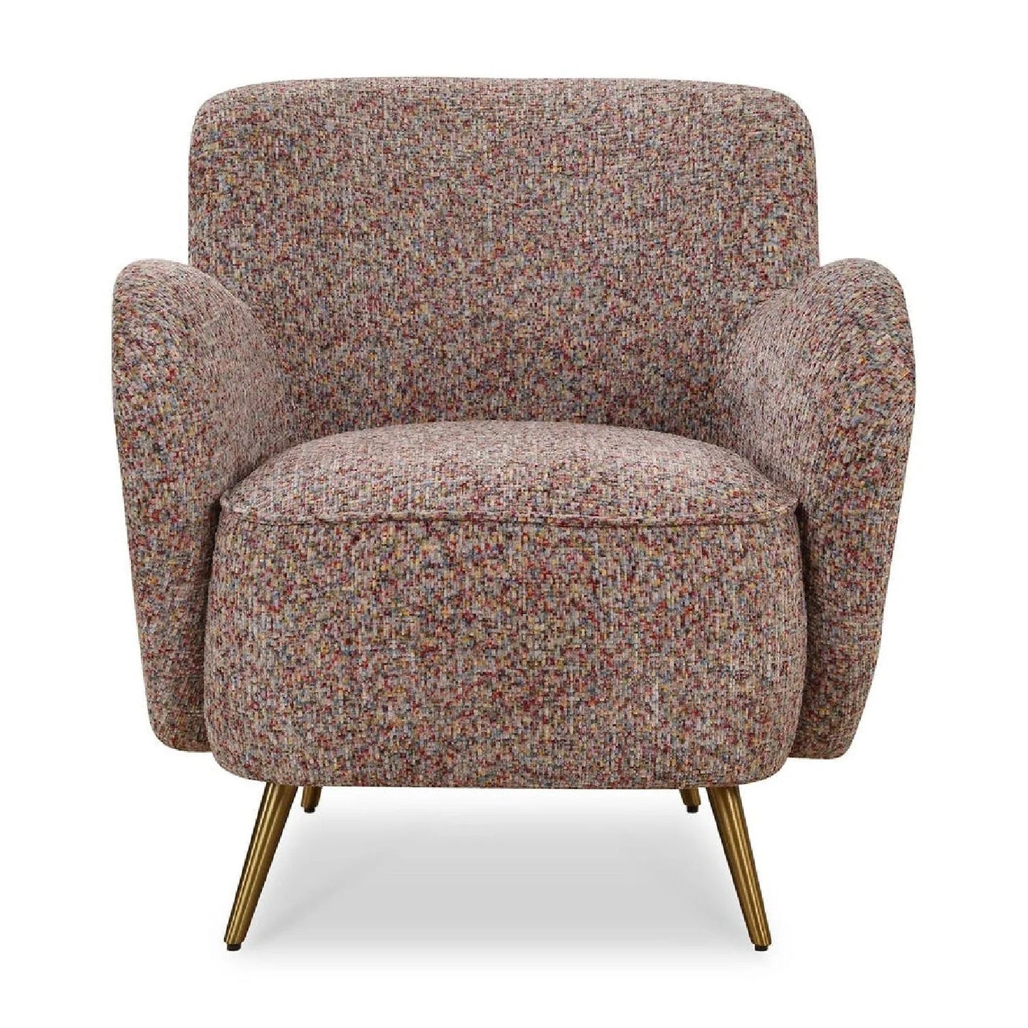 Luxury Chenille Velvet Accent Chair Modern European Style for Villa