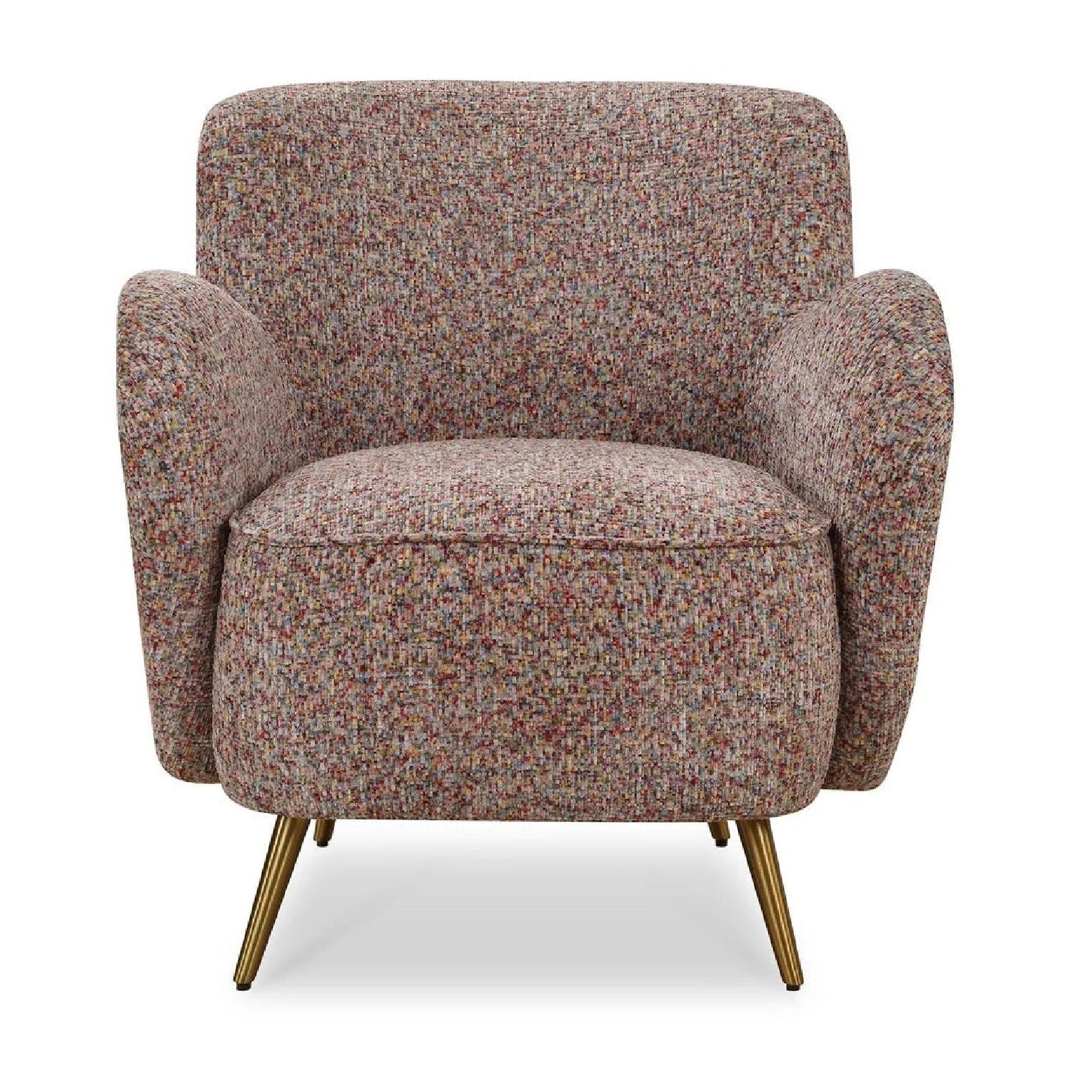 Luxury Chenille Velvet Accent Chair Modern European Style for Villa