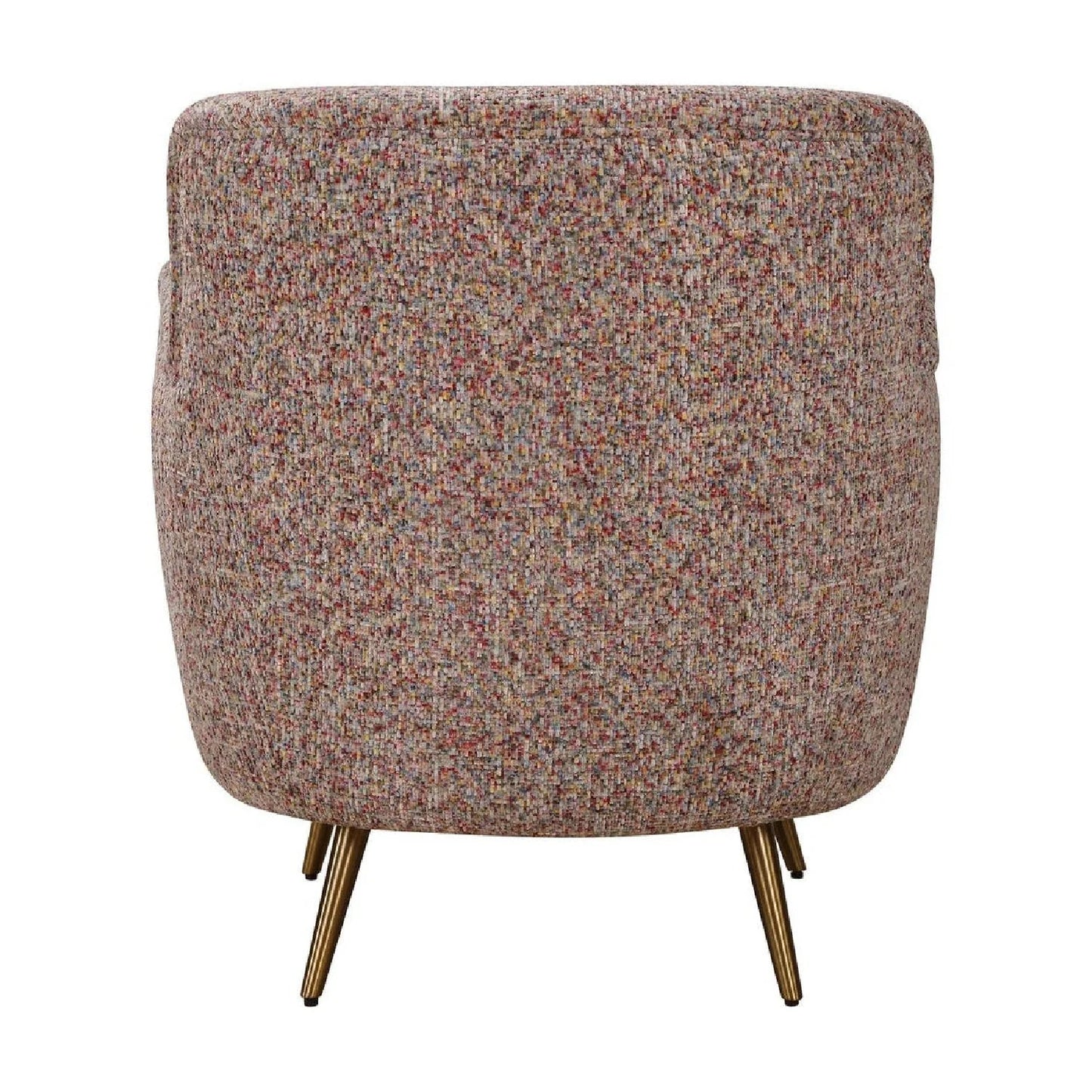 Luxury Chenille Velvet Accent Chair Modern European Style for Villa
