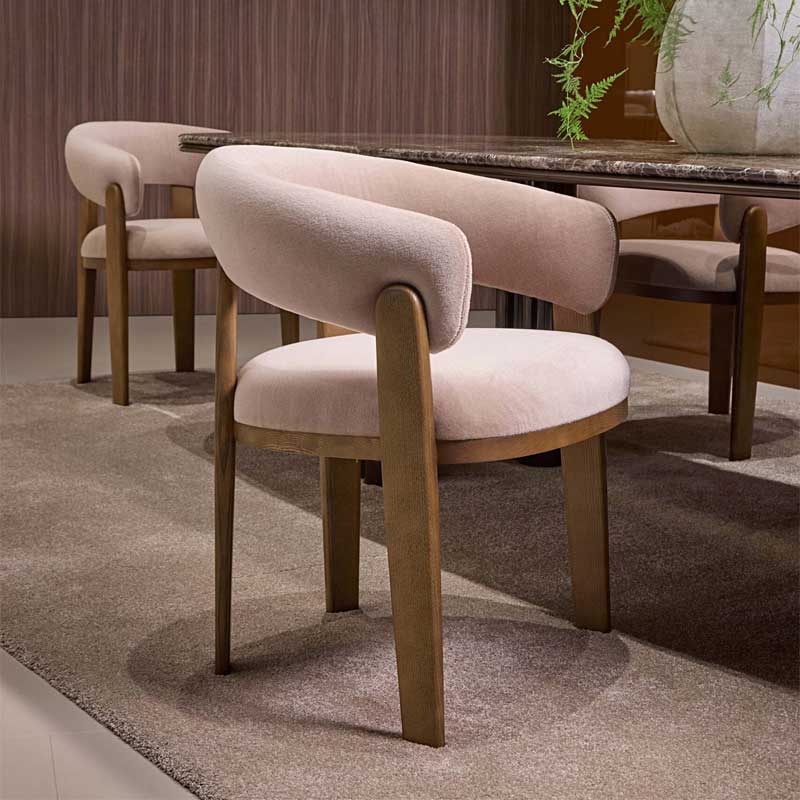 Luxury Chloe Dining Chair Modern Italian Style for Villa