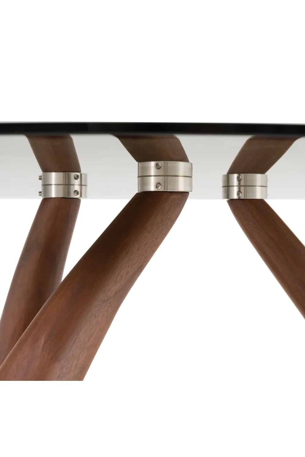 Luxury Christine Round Glass Coffee Table Modern Italian Style for Villa