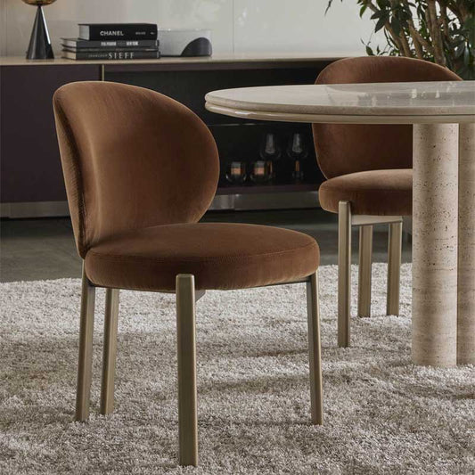 Luxury Clara Dining Chair Modern Italian Style for Villa