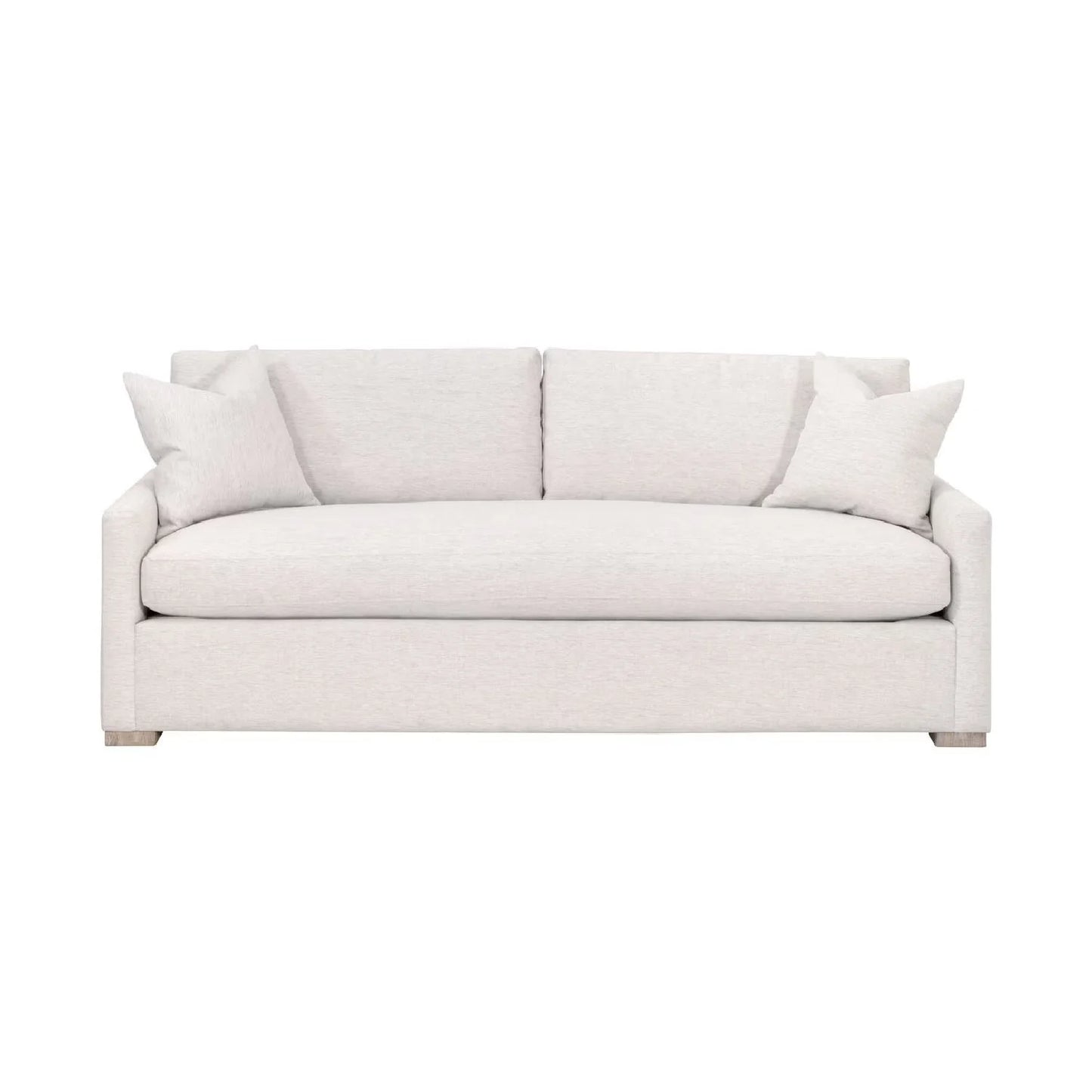 Luxury Clara Gray Fabric Queen Sleeper Sofa Modern Italian Style for Villa